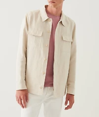 Linen-Cotton Overshirt