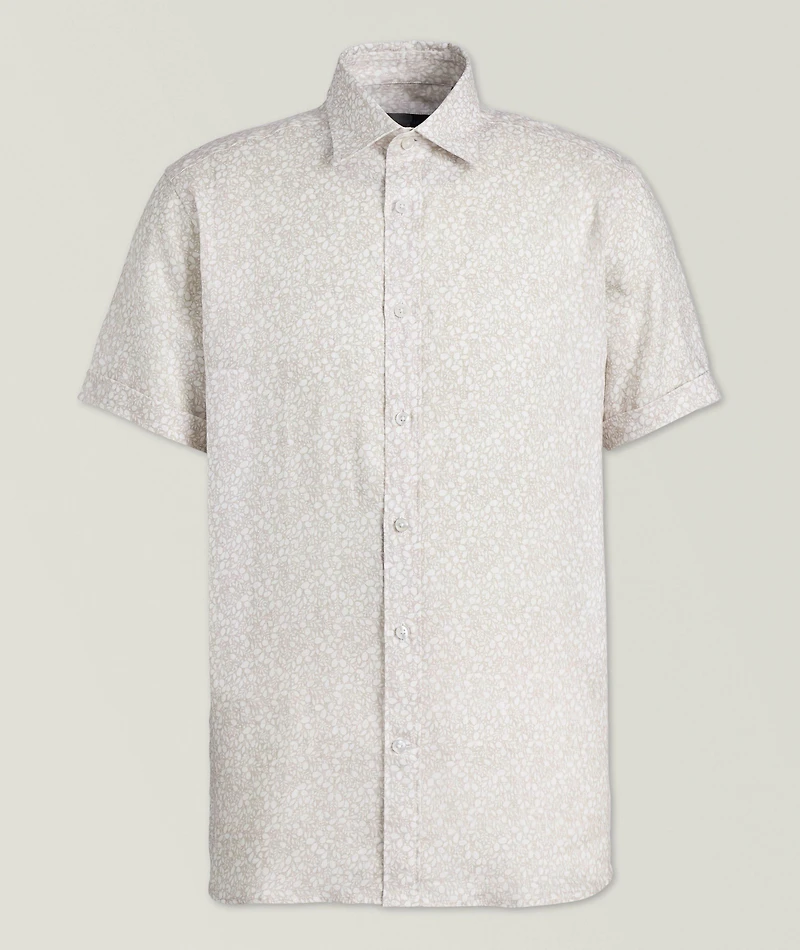 Printed Linen Shirt