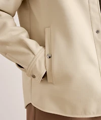 Camicia Faux Shearling-Lined Jacket