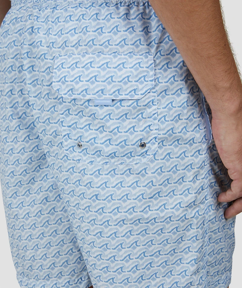 Shark Swim Shorts & Zip Pouch Set