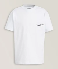 Textured Logo Cotton T-Shirt