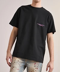 Textured Logo Cotton T-Shirt