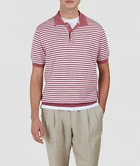 Cotton Stripe Polo Shirt