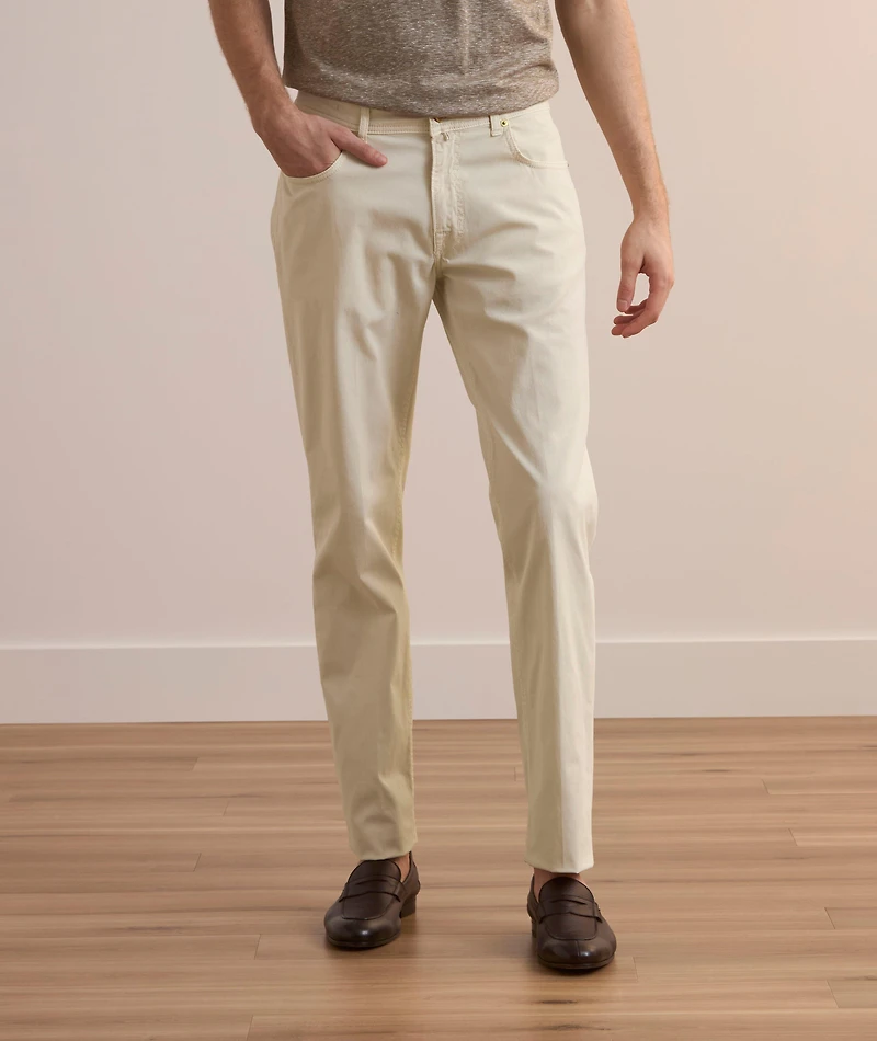 Steve Stretch-Cotton Five Pocket Pants