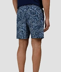 Paisley Swim Shorts & Zip Pouch Set