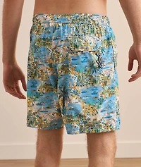 Capri Print Swim Shorts