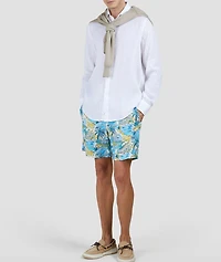 Capri Print Swim Shorts