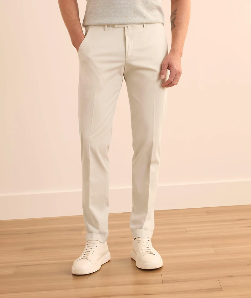 Slim-Fit Stretch-Cotton Chinos