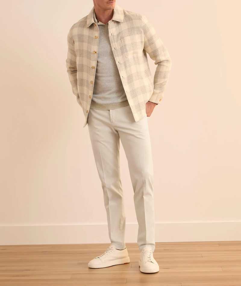 Slim-Fit Stretch-Cotton Chinos