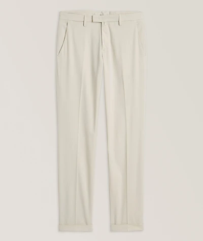 Slim-Fit Stretch-Cotton Chinos