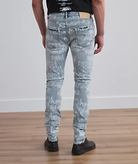 P001 Stretch-Cotton Logo Skinny Jeans
