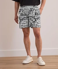 Tabloid Newspaper Swim Shorts