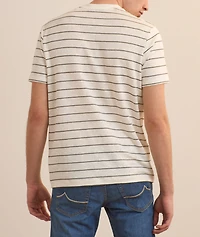 Striped Linen Jersey T-Shirt