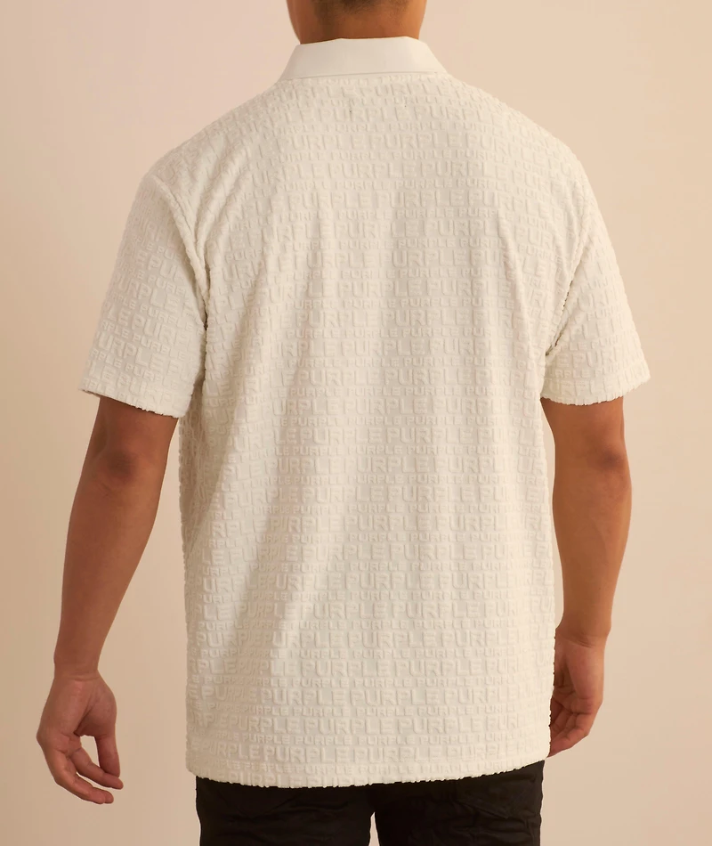 Terry Jacquard Polo