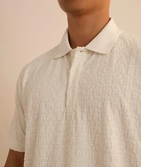 Terry Jacquard Polo