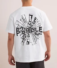 Shattered Textured Cotton T-Shirt