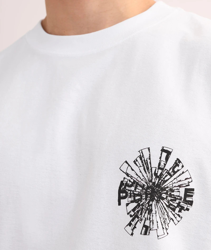Shattered Textured Cotton T-Shirt