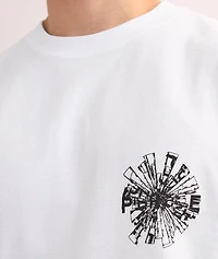 Shattered Textured Cotton T-Shirt