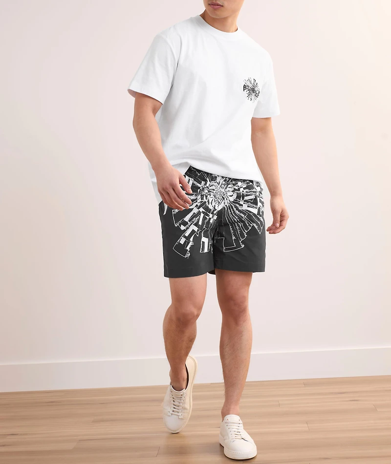 Shattered Textured Cotton T-Shirt