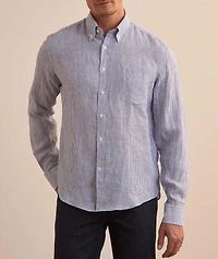 Summer Breeze Striped Cotton Shirt