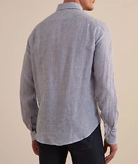 Summer Breeze Striped Cotton Shirt