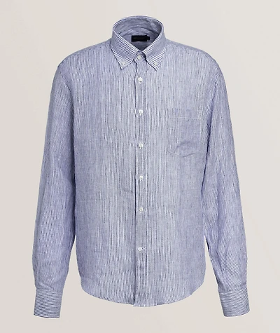 Summer Breeze Striped Cotton Shirt