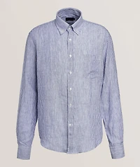 Summer Breeze Striped Cotton Shirt