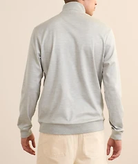 Cotton-Silk Half-Zip Sweatshirt