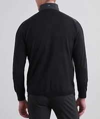 Hybrid Wool-Blend Zip-Up Sweater