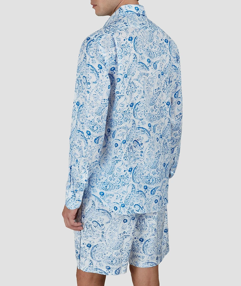 Paisley Linen Shirt