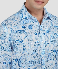 Paisley Linen Shirt