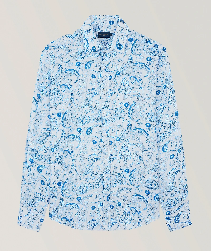Paisley Linen Shirt