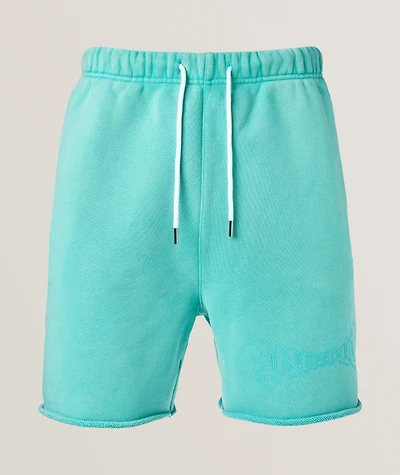 Logo Cotton Fleece Shorts