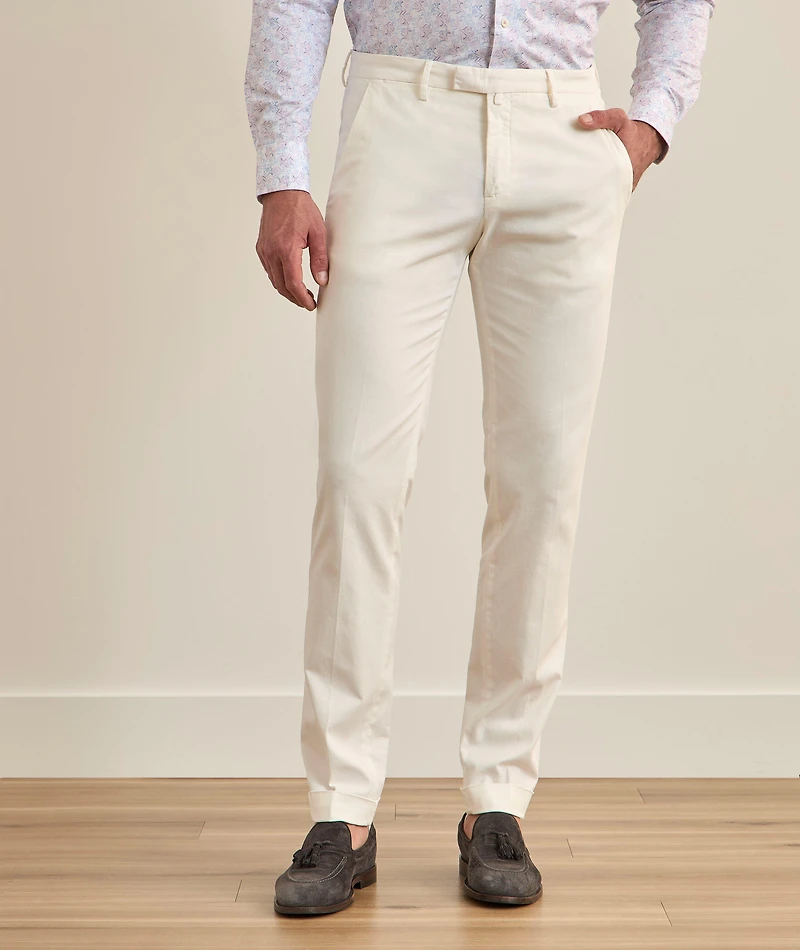 Slim-Fit Stretch-Cotton Chinos