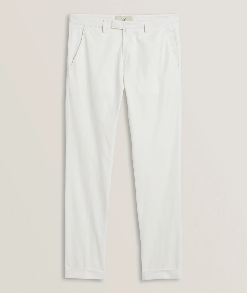 Slim-Fit Stretch-Cotton Chinos