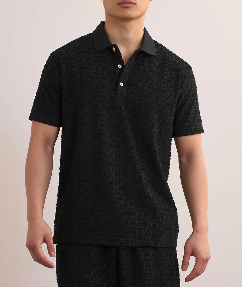 Terry Jacquard Polo