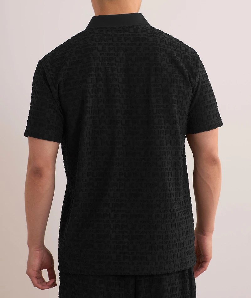 Terry Jacquard Polo