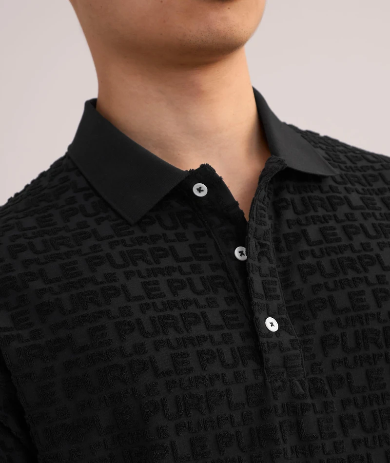 Terry Jacquard Polo