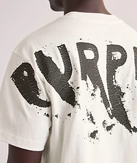 P117 Painted Wordmark Cotton T-Shirt