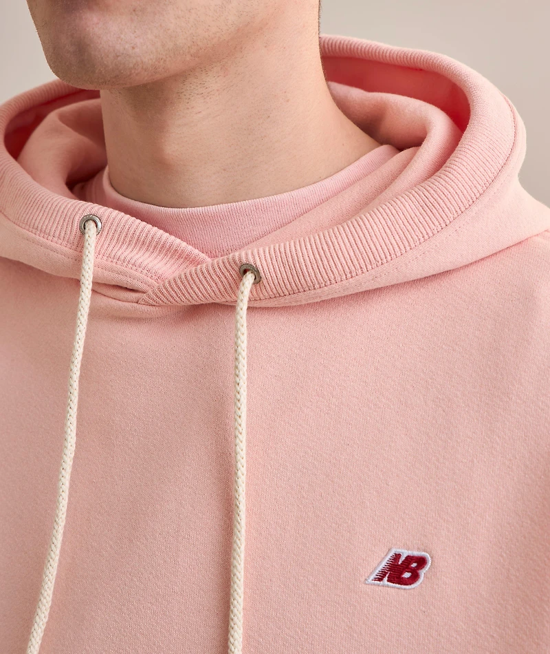 Embroidered Logo Cotton Hooded Sweater
