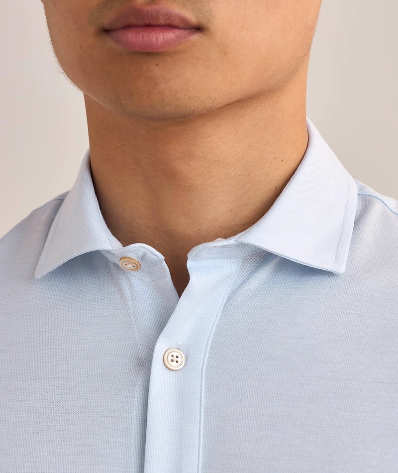 Marled Cotton Jersey Shirt