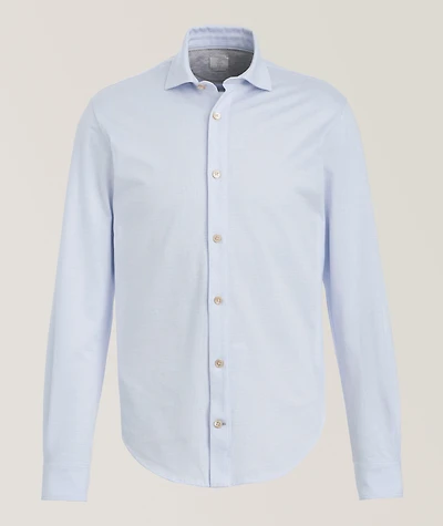 Marled Cotton Jersey Shirt