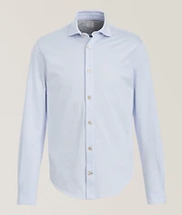 Marled Cotton Jersey Shirt