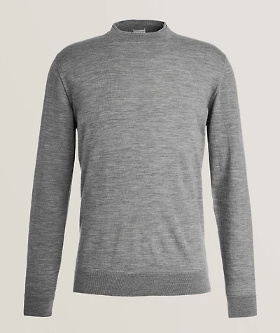 Wool Double-Layered Crewneck Sweater