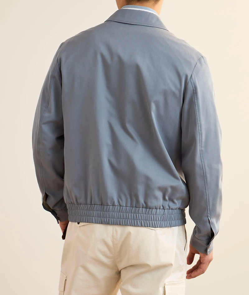 Harrington Silk Bomber Jacket