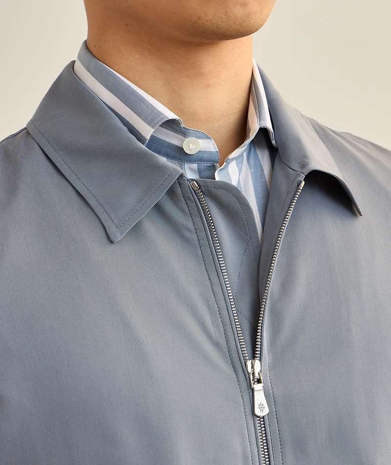 Harrington Silk Bomber Jacket