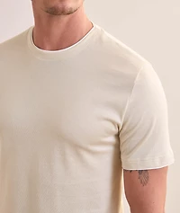 Contrast Tipped Stretch-Cotton T-Shirt