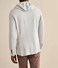 Pinstripe Removable Hood Sport Jacket