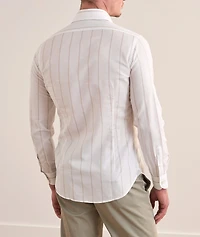 Striped Cotton-Linen Shirt
