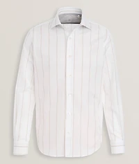 Striped Cotton-Linen Shirt